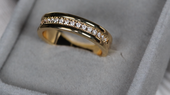 Gold Engagement Ring | Womens Gold Ring | Mens Gold Wedding Ring