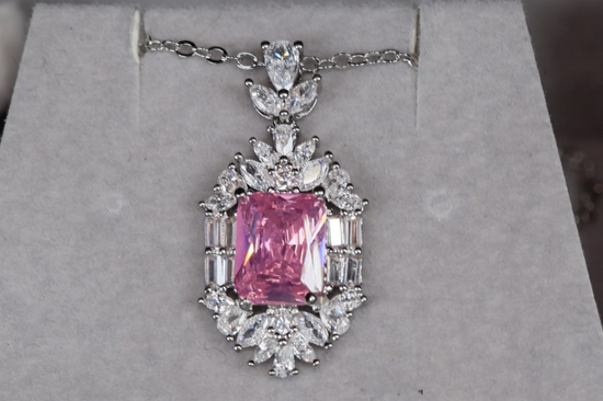 Pink Diamond Necklace | Pink Diamond Pendant