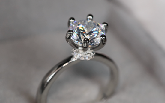 Diamond Engagement Ring | Round Diamond Engagement Ring | Wedding Engagement Ring