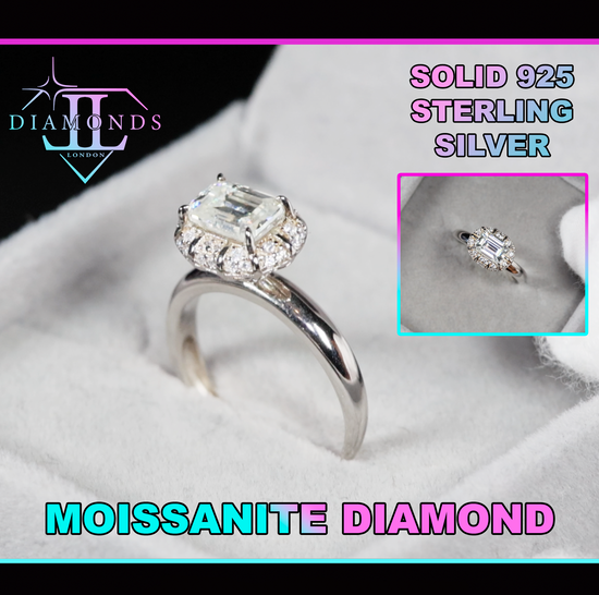 Moissanite Engagement Ring