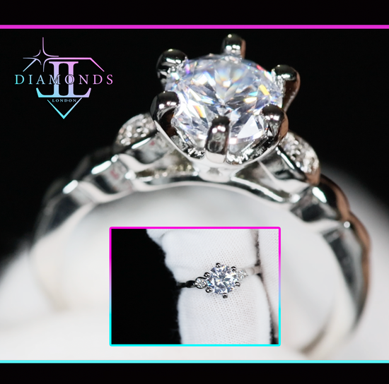 Womens Diamond Engagement Ring