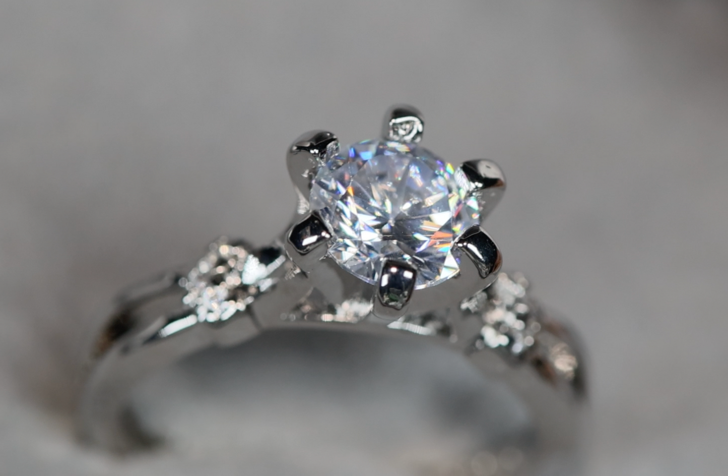 Womens Diamond Engagement Ring