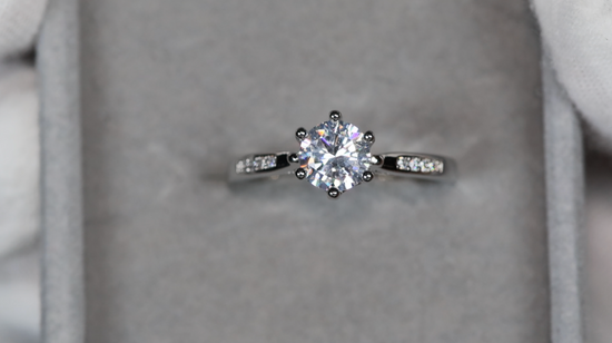 Womens Diamond Engagement Ring