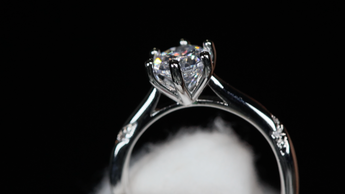 Womens Diamond Engagement Ring