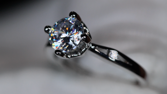 Womens Diamond Engagement Ring