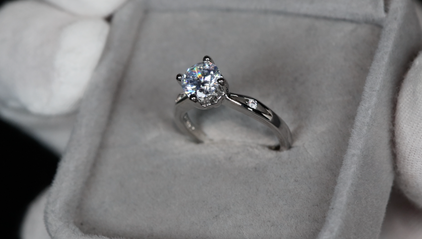 Womens Diamond Engagement Ring