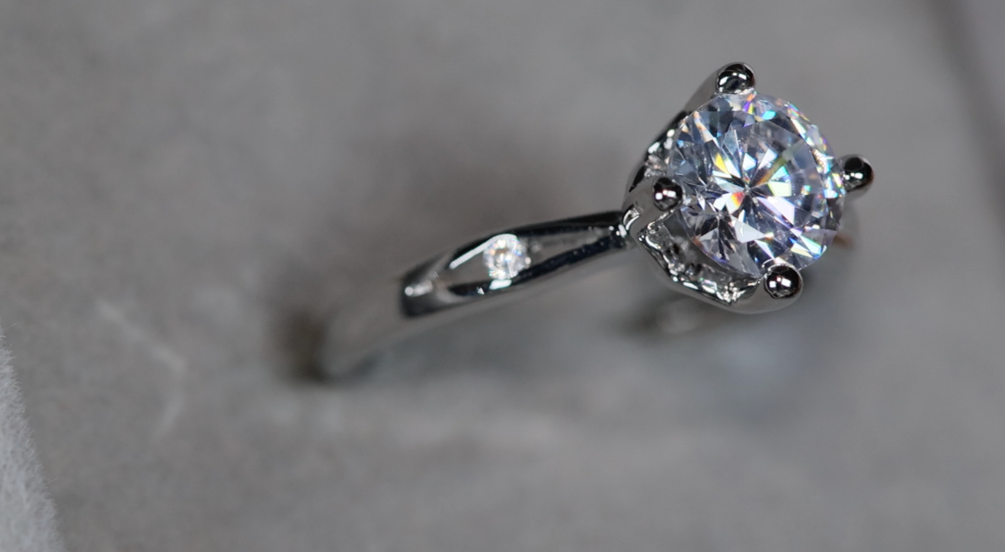 Womens Diamond Engagement Ring