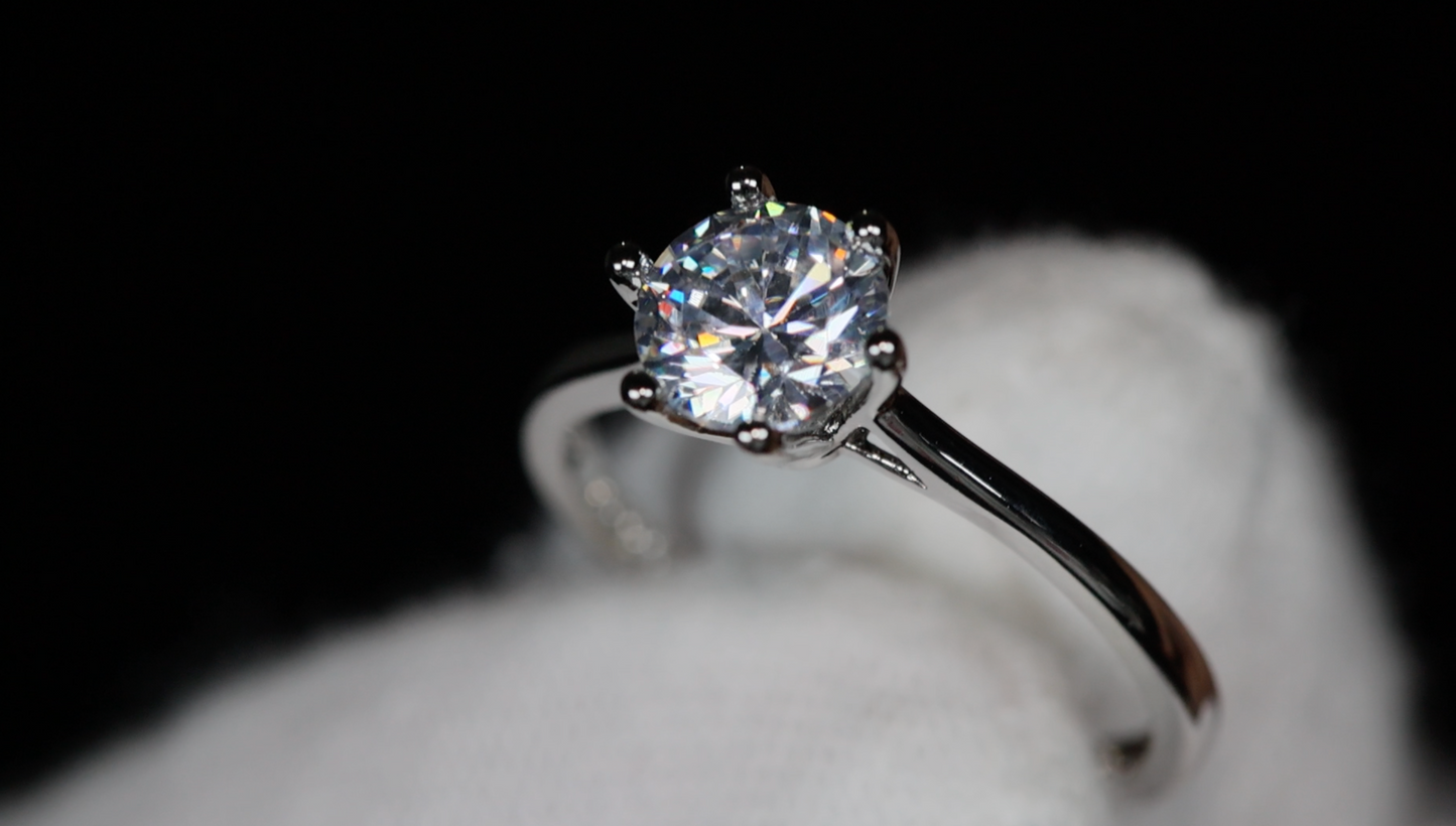 Womens Diamond Engagement Ring