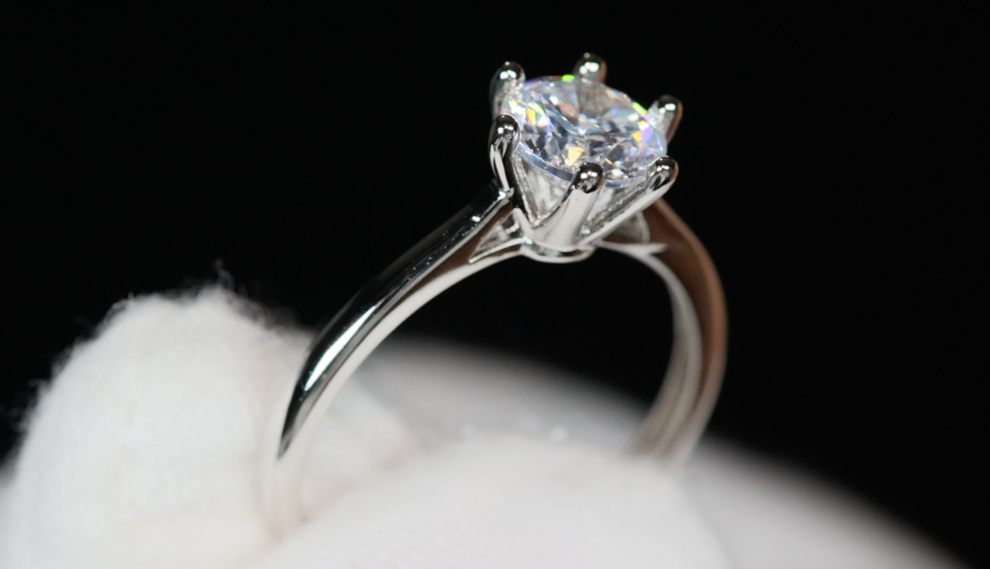 Womens Diamond Engagement Ring