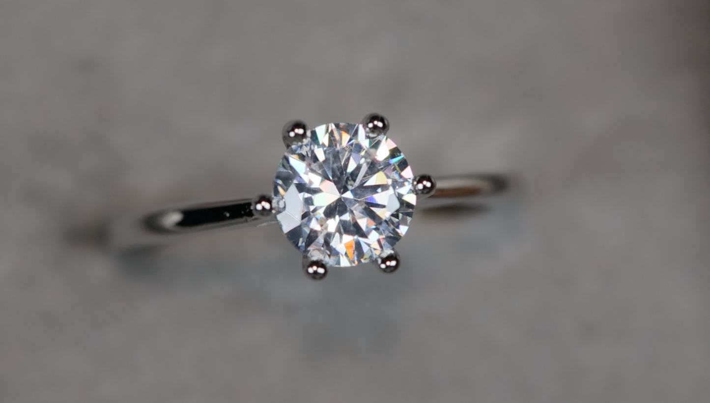 Womens Diamond Engagement Ring