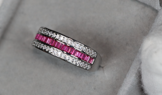 Pink Diamond Ring