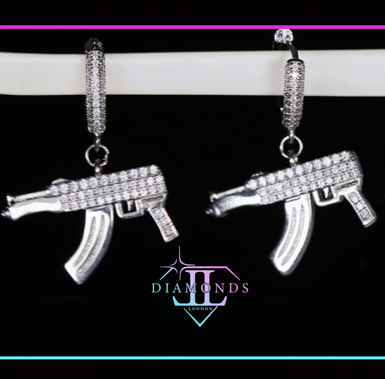 Dollar Sign Earrings | Iced Out Earrings