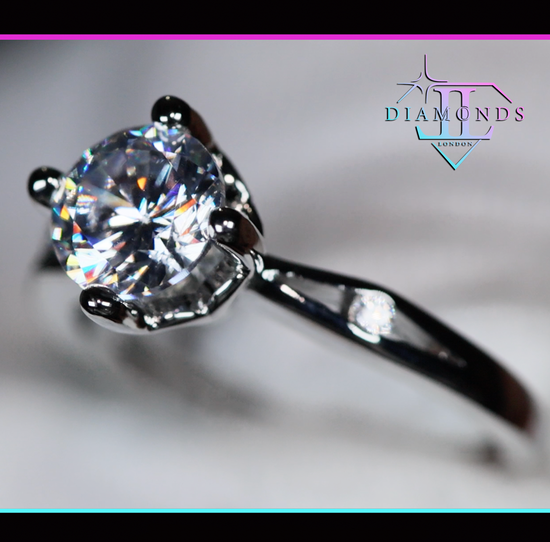 Womens Diamond Engagement Ring