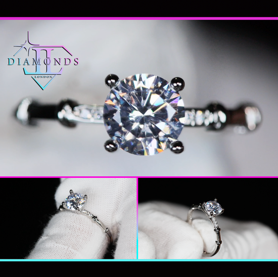 Womens Diamond Engagement Ring