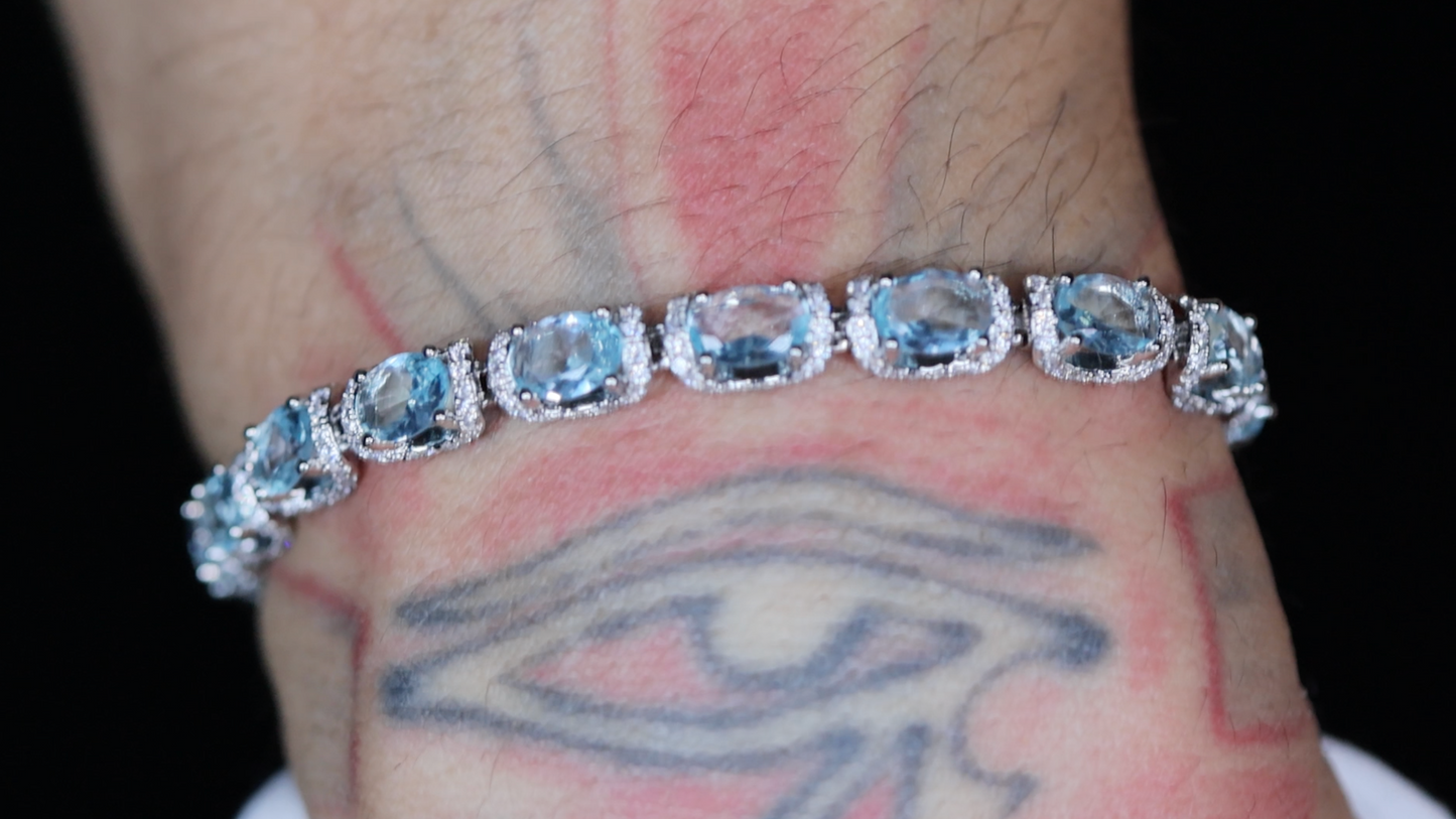 Blue Diamond Bracelet