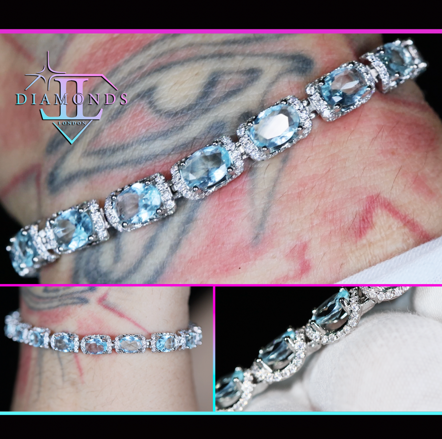 Blue Diamond Bracelet