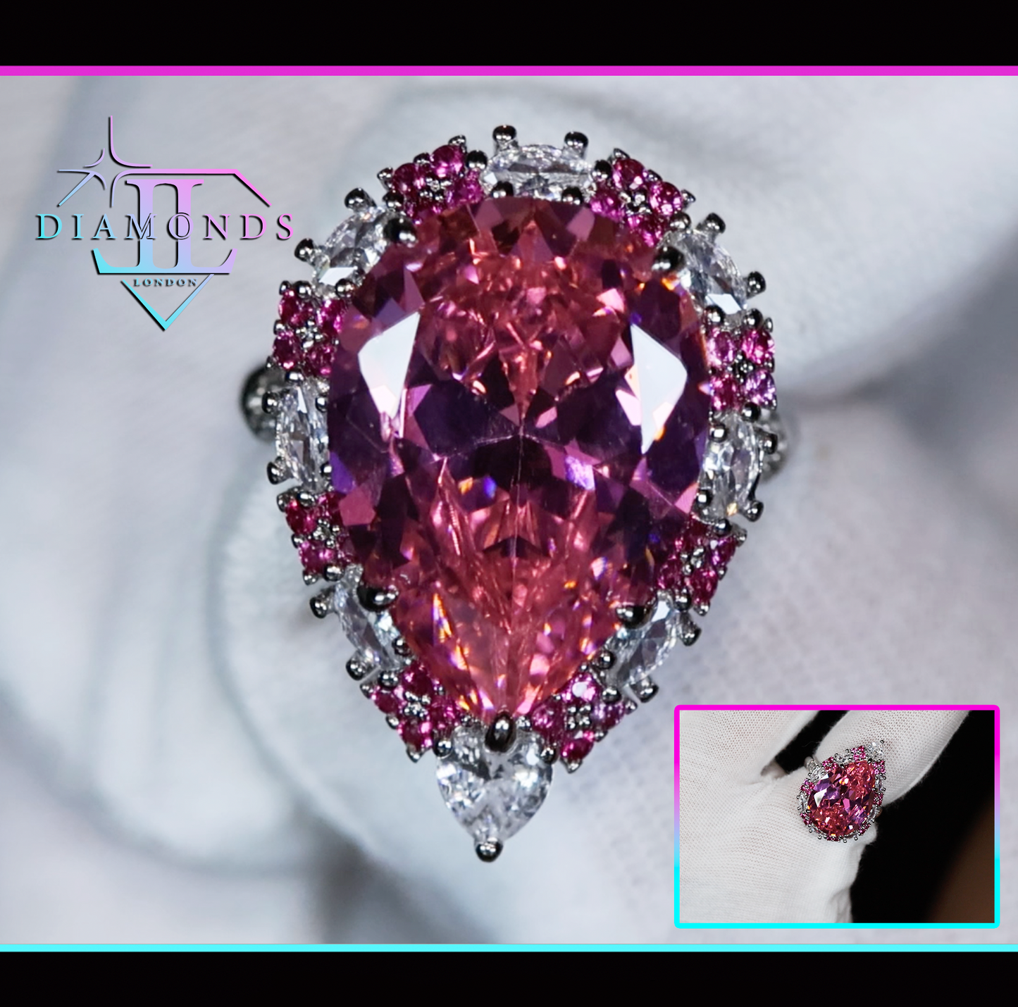 Pink Diamond Ring