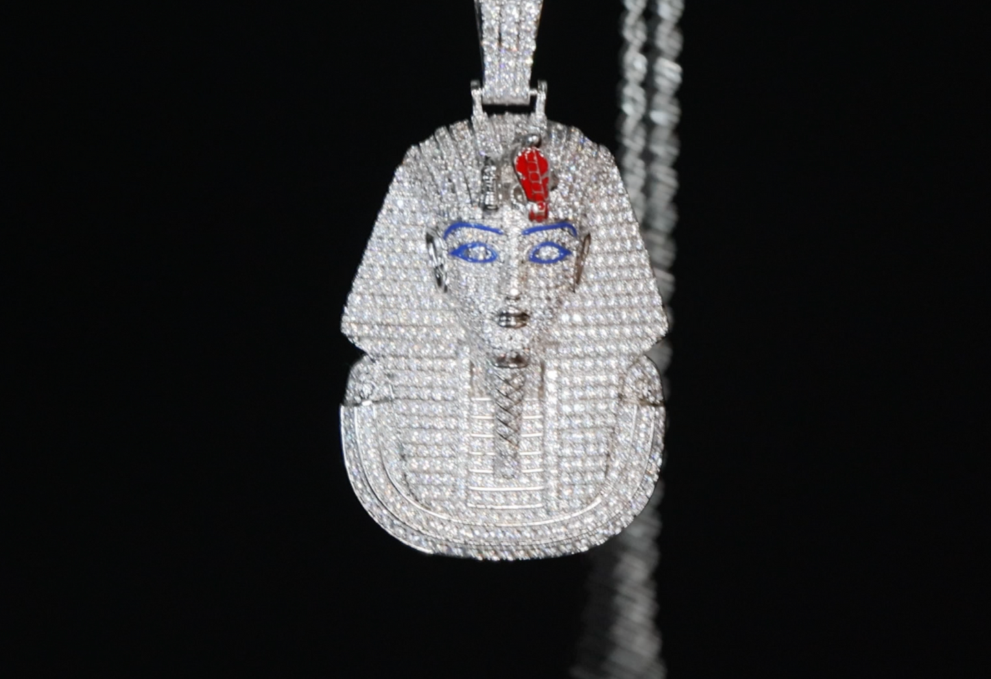 Iced Out Pharaoh Pendant