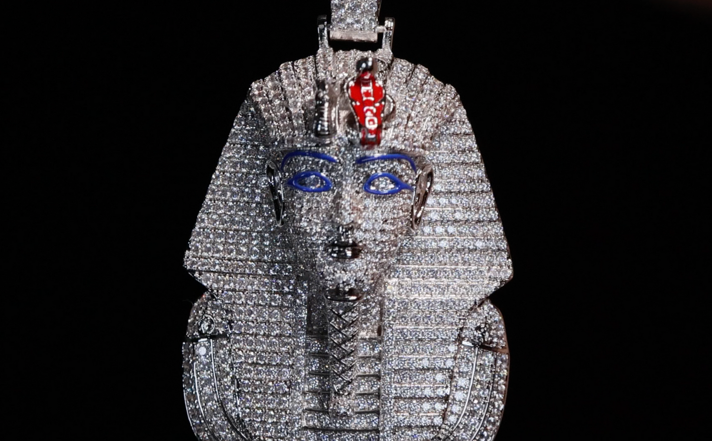 Iced Out Mummy Pendant