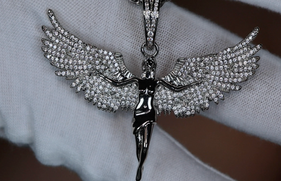 Diamond Angel Pendant