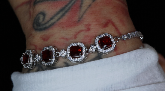 Red Gemstone Bracelet