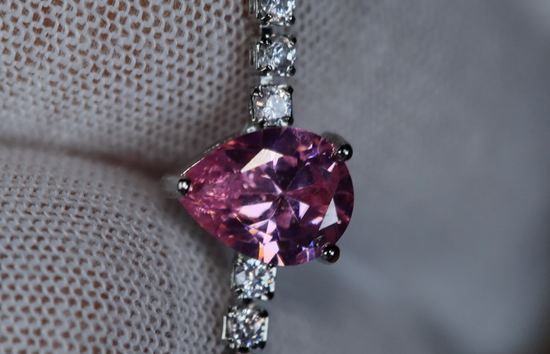 Pink diamond bracelet