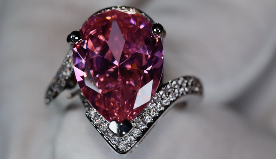 Pink Diamond Ring