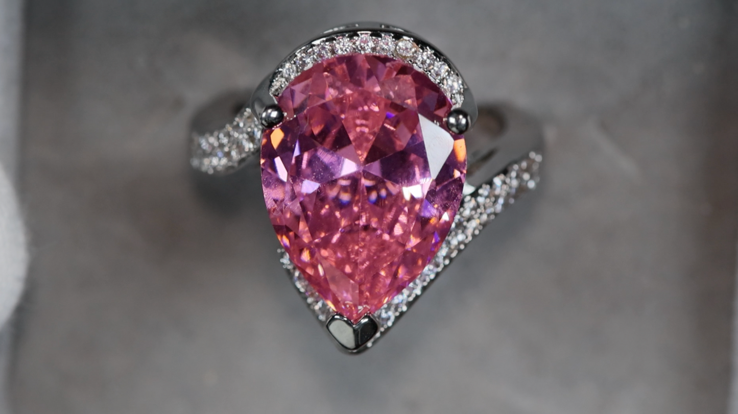 Pink Diamond Ring