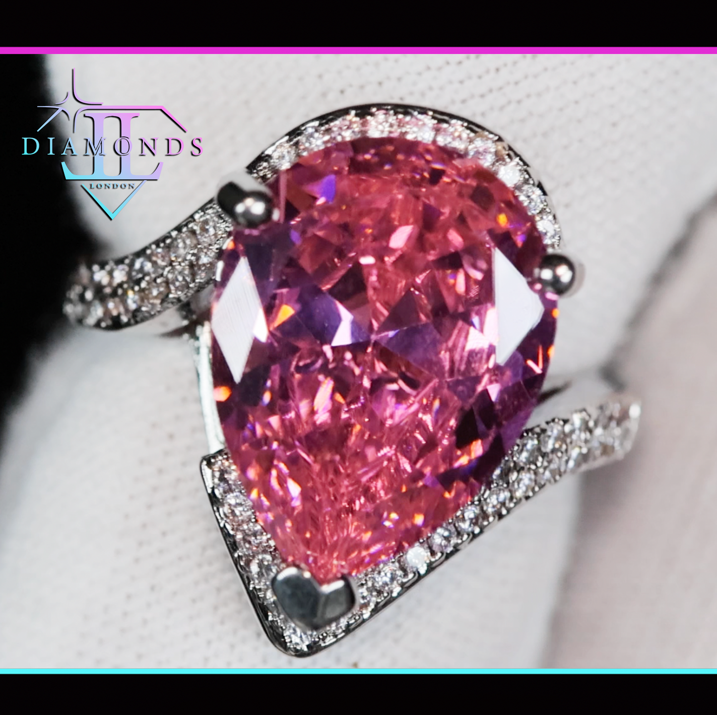 Pink Diamond Ring