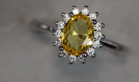 Yellow Diamond Engagement Ring