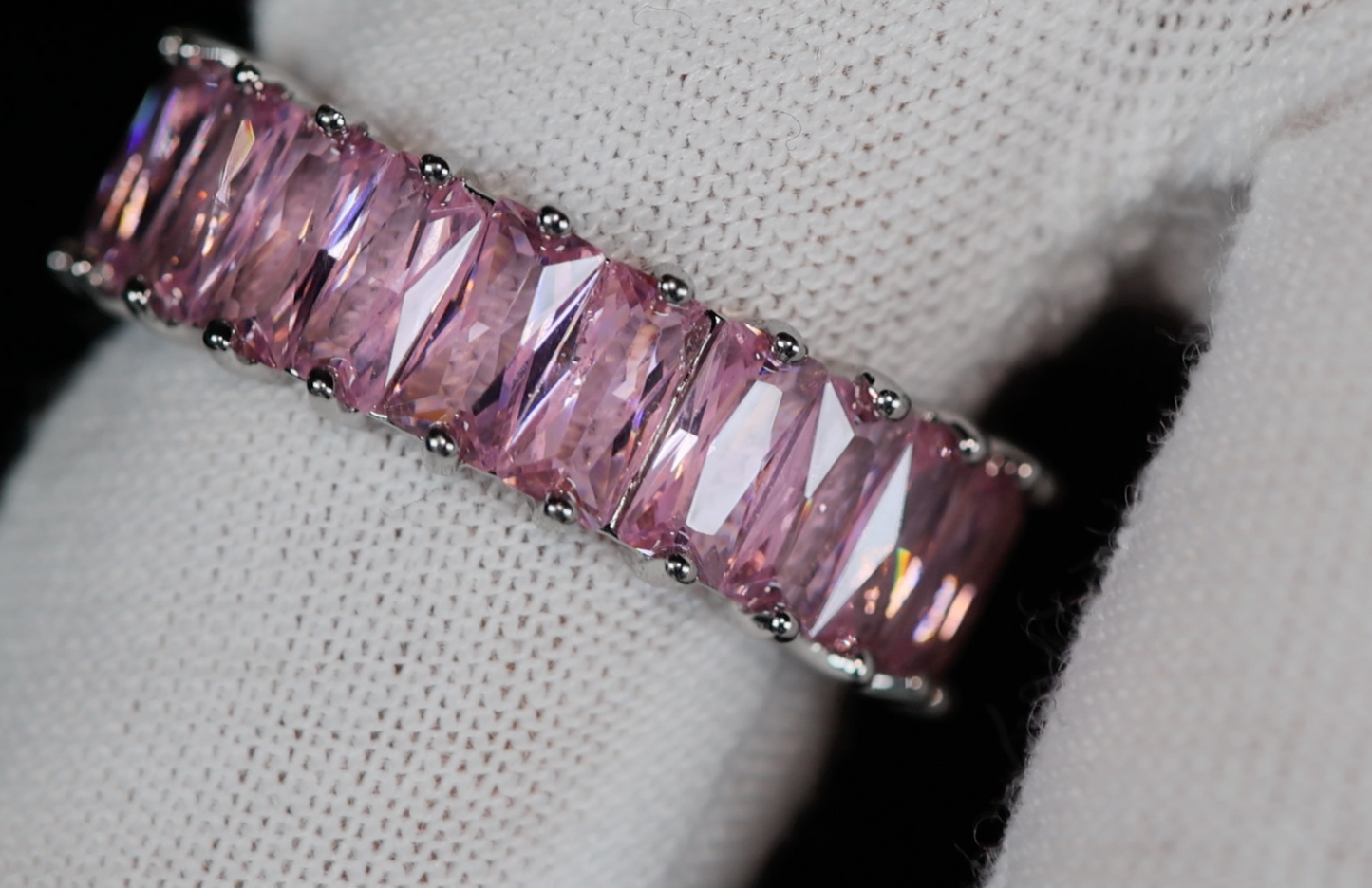 Pink Diamond Eternity Ring