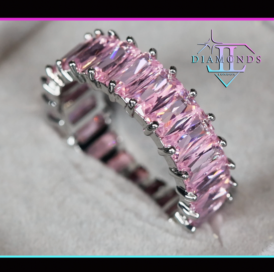 Pink Diamond Eternity Ring