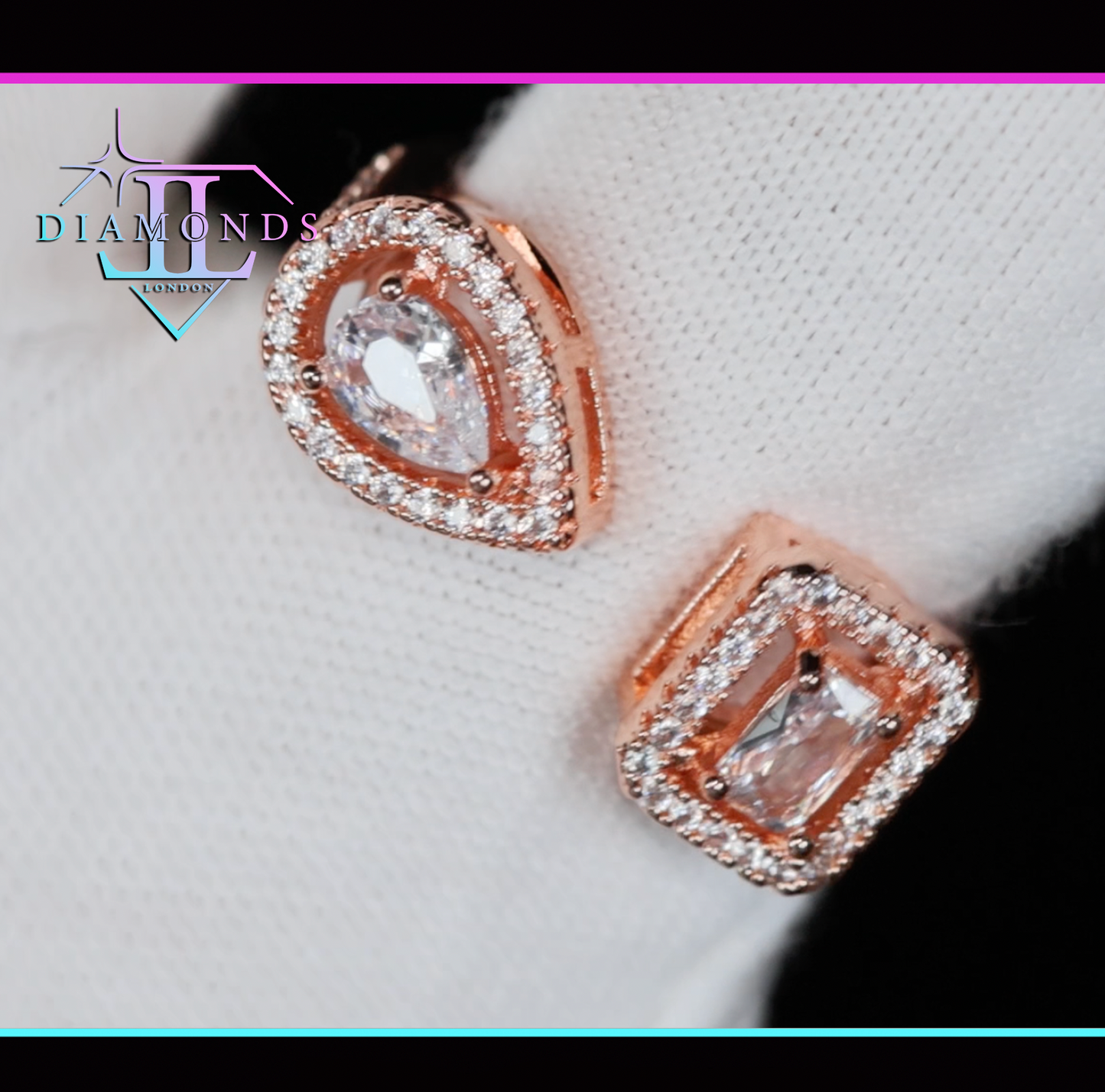 Womens Rose Gold Diamond Ring