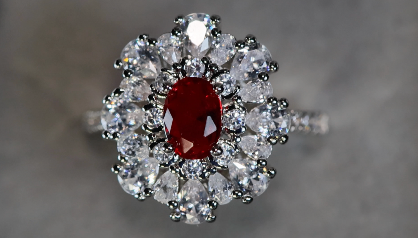 Ruby Engagement Ring