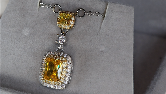 Yellow Diamond Pendant