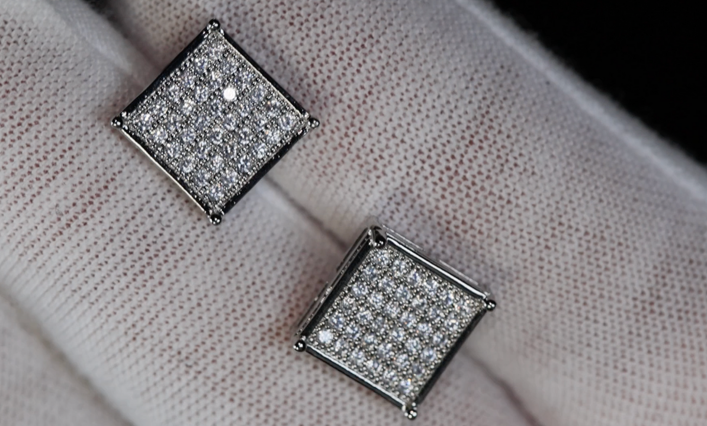 Mens Diamond Ear Studs