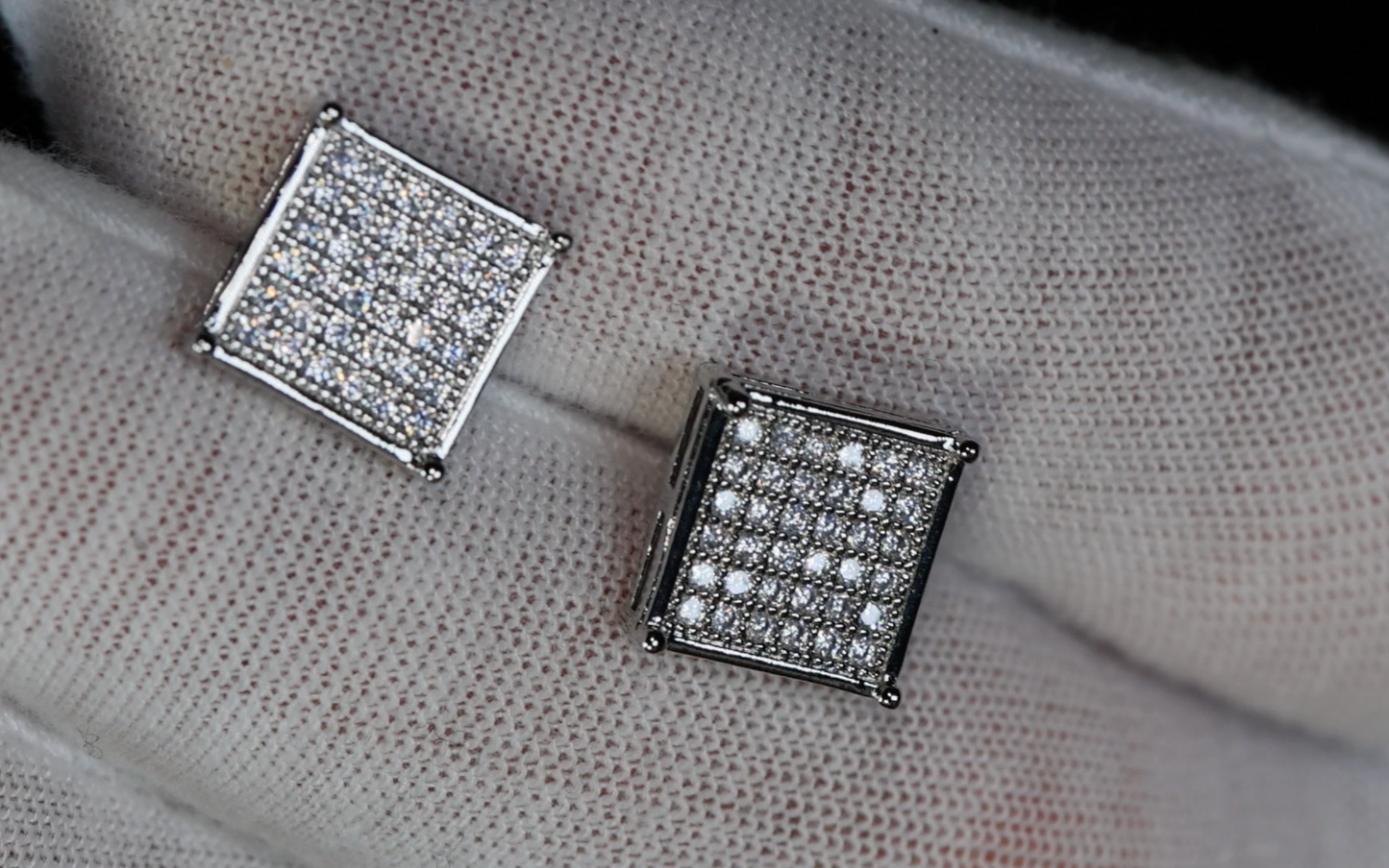 Mens Diamond Ear Studs