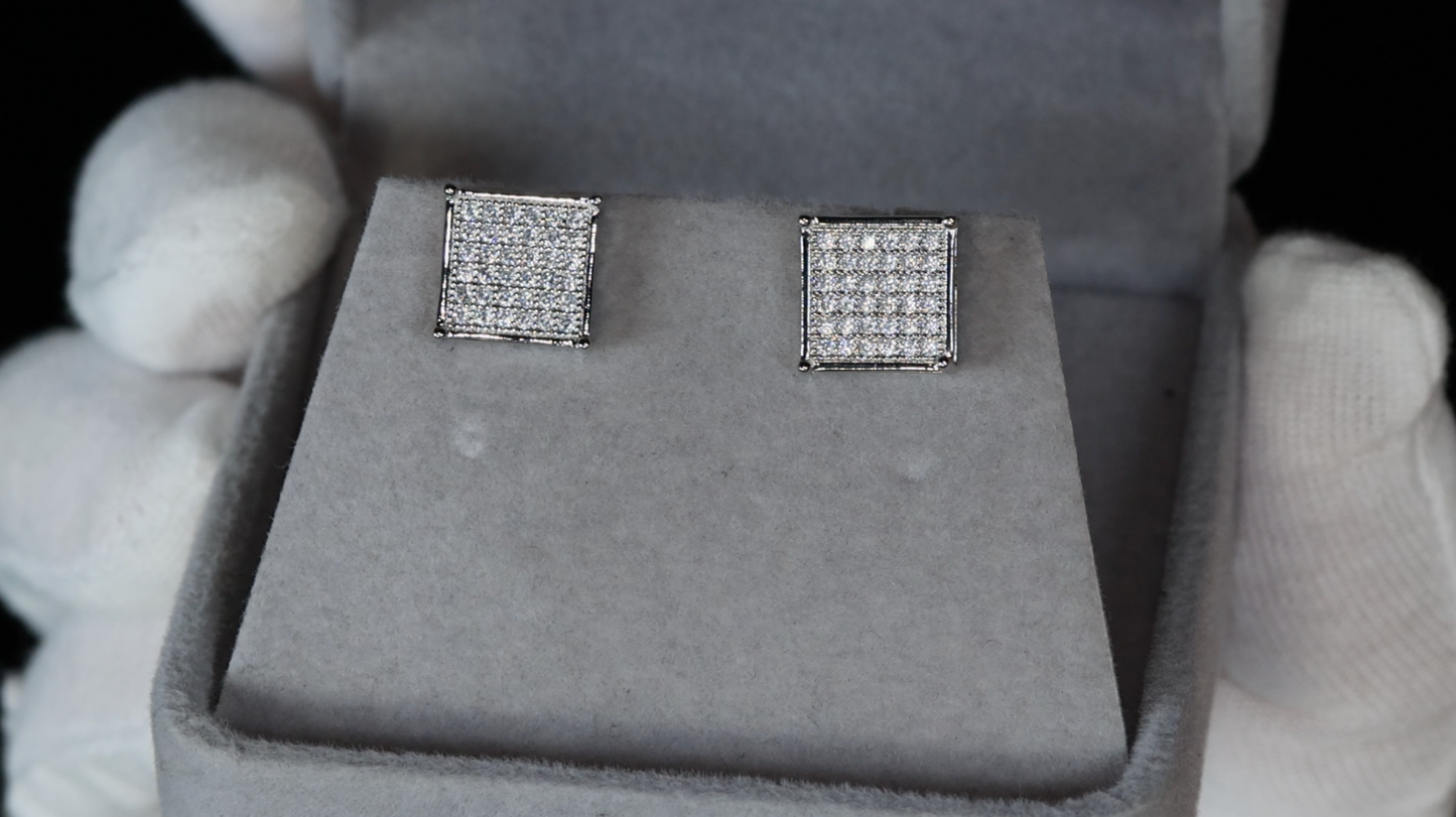 Mens Diamond Ear Studs