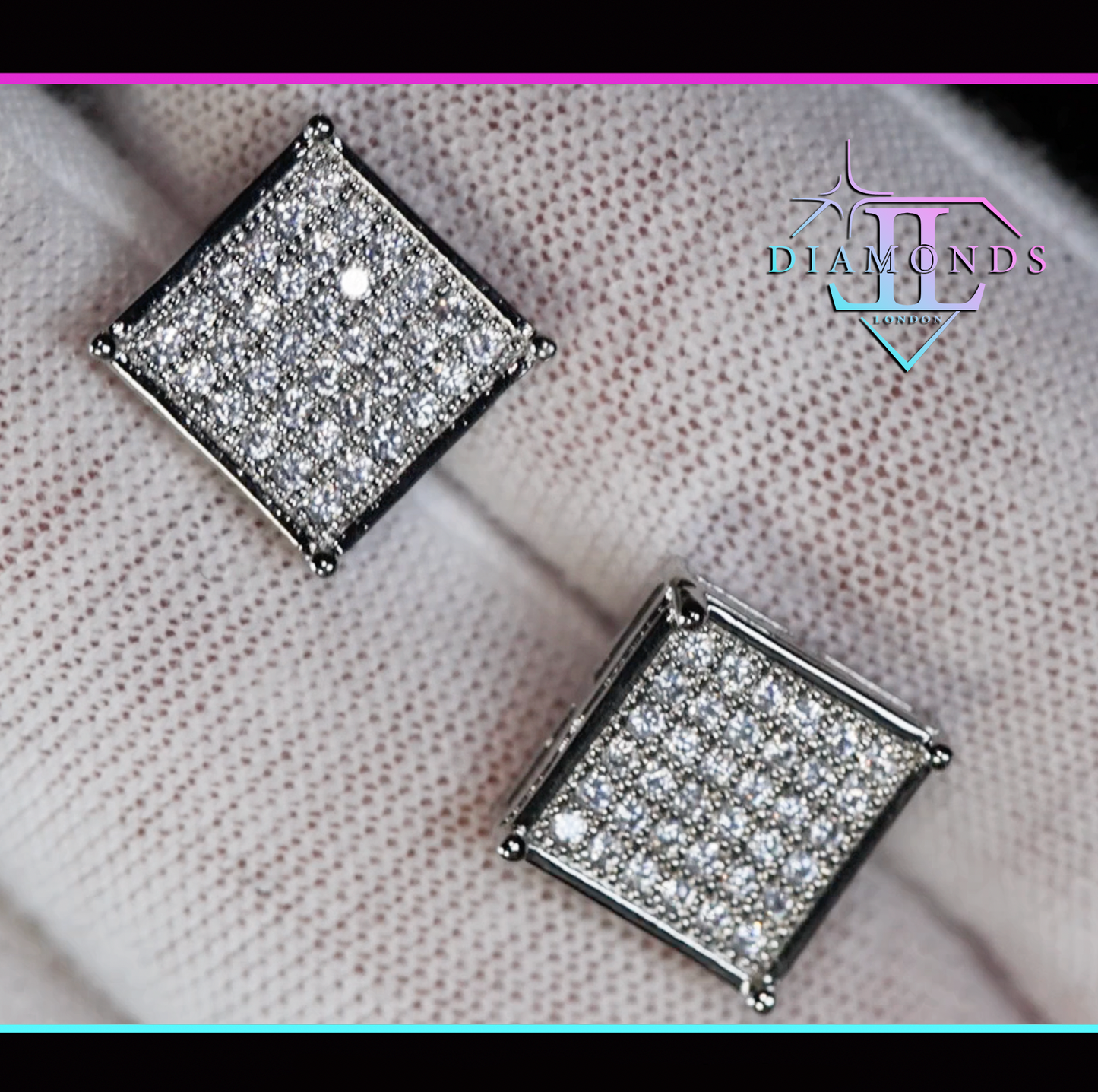 Mens Diamond Ear Studs