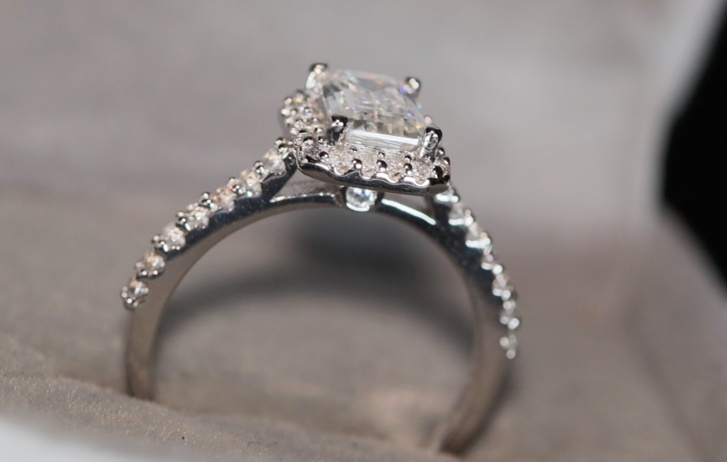 Womens Lab Grown Diamond Ring