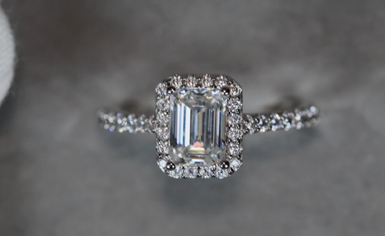 Womens Lab Grown Diamond Ring