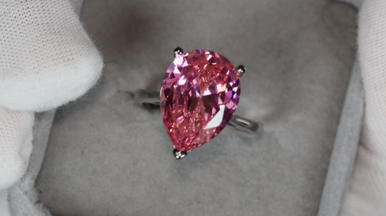 Big Pink Diamond Ring