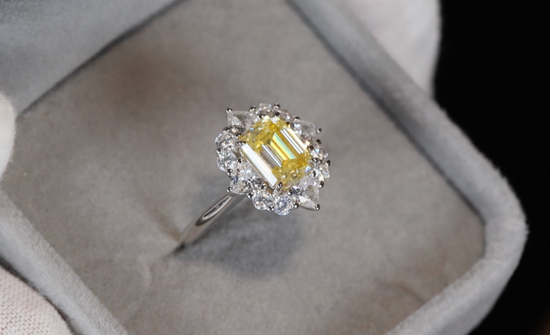 Womens Yellow Lab Diamond Ring