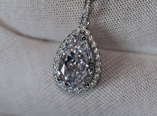 Pear Cut Diamond Pendant