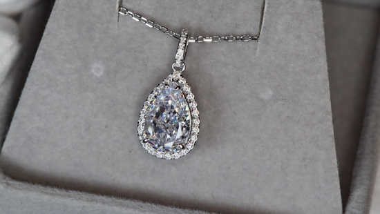 Womens Lab Diamond Pendant