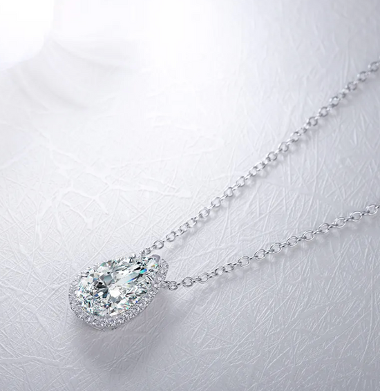 Womens Lab Diamond Pendant