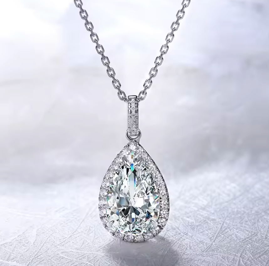 Womens Lab Diamond Pendant