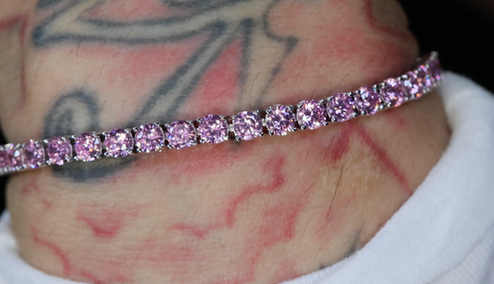 Pink Diamond Tennis Bracelet