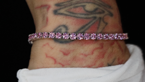 Pink Diamond Tennis Bracelet