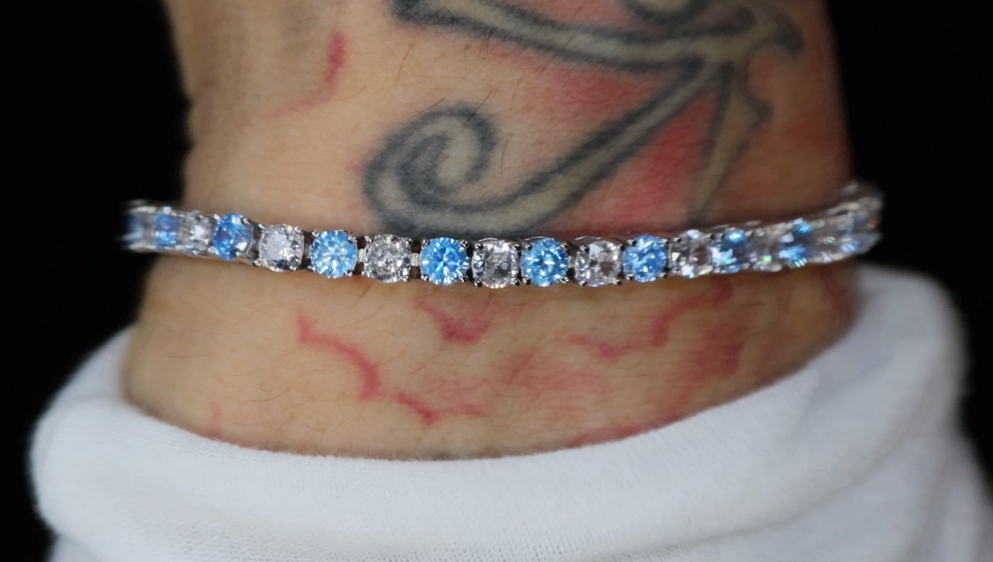 Tennis Bracelet | Blue Diamond Tennis Bracelet